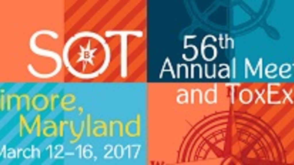 Banner for the 2017 Society of Toxicology Annual Meeting and ToxExpo