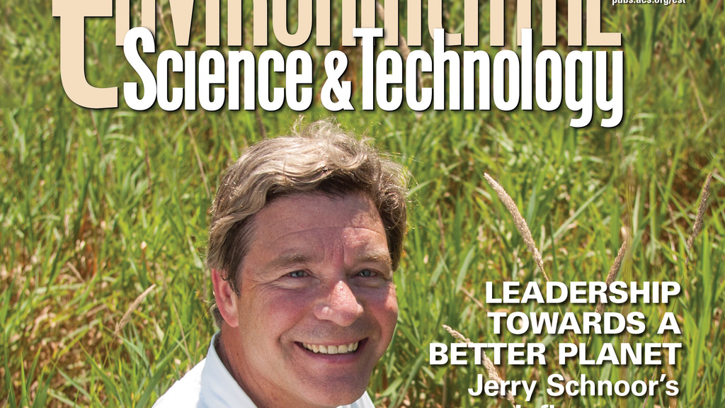 ES&T magazine cover featuring Jerry Schnoor