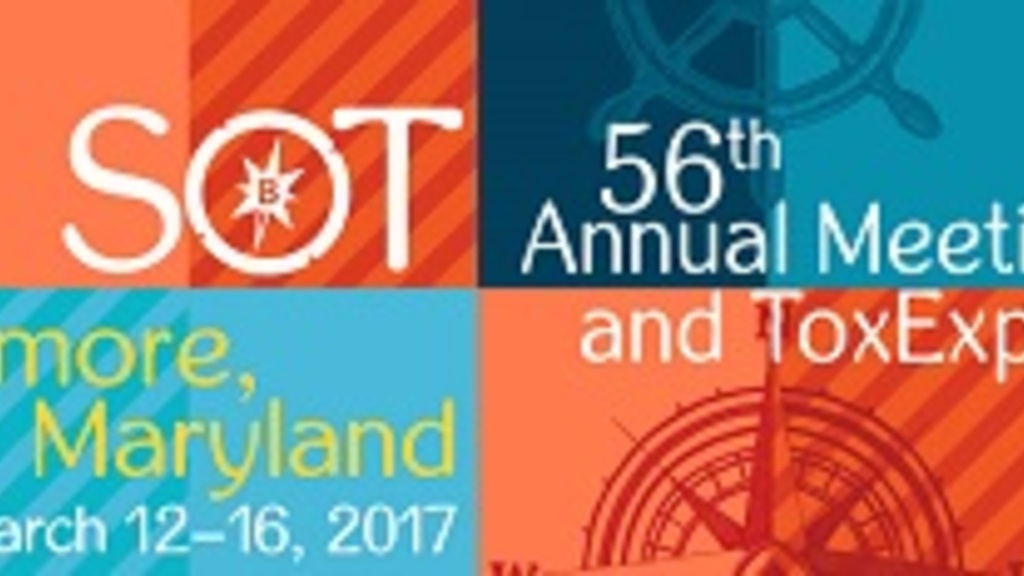 Banner for the 2017 Society of Toxicology Annual Meeting and ToxExpo